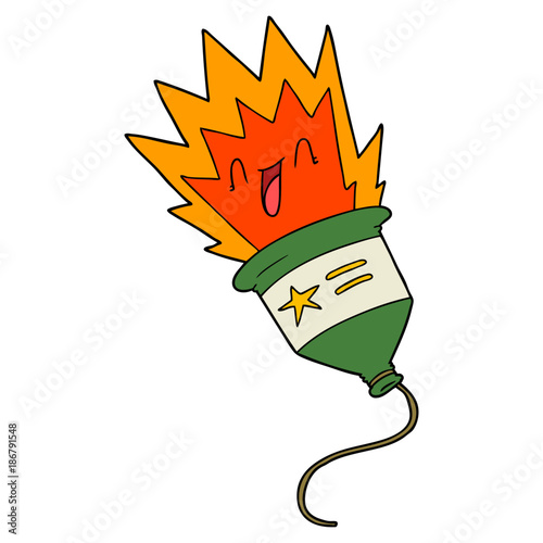 party popper cartoon