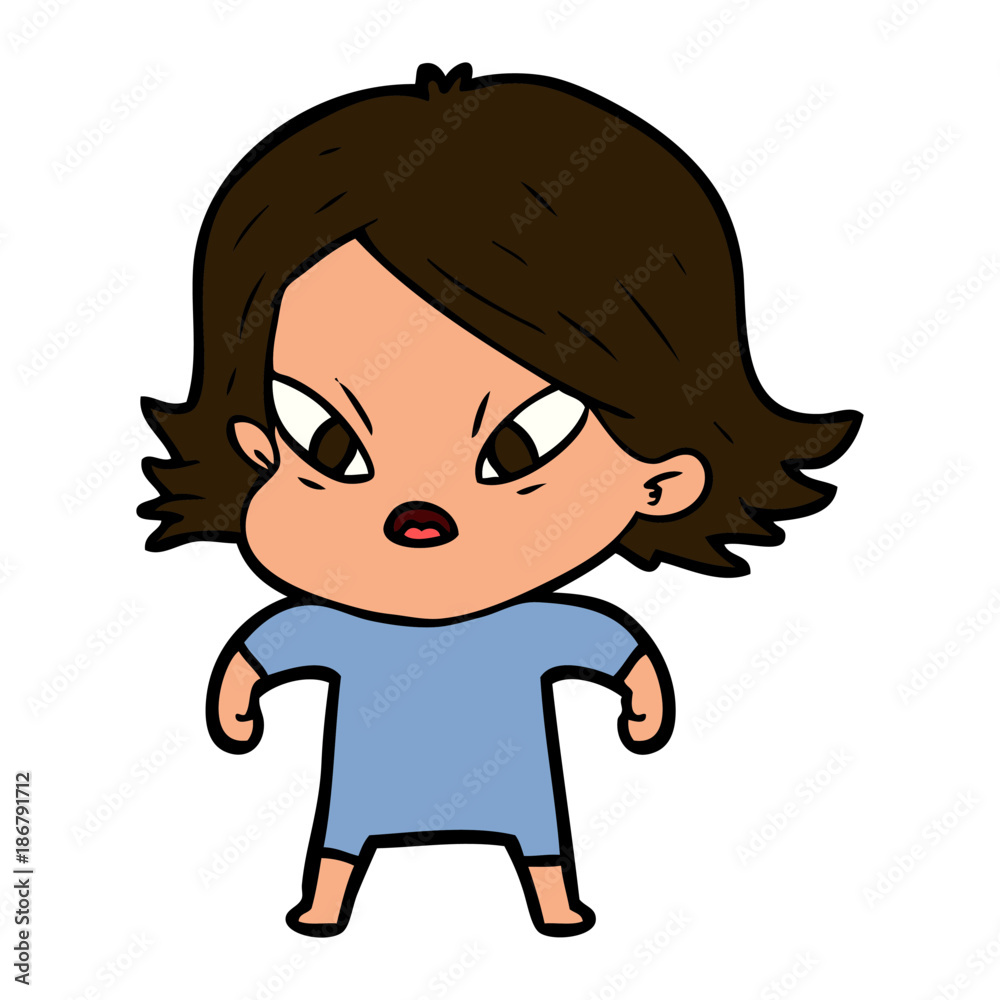 cartoon stressed woman cartoon stressed woman