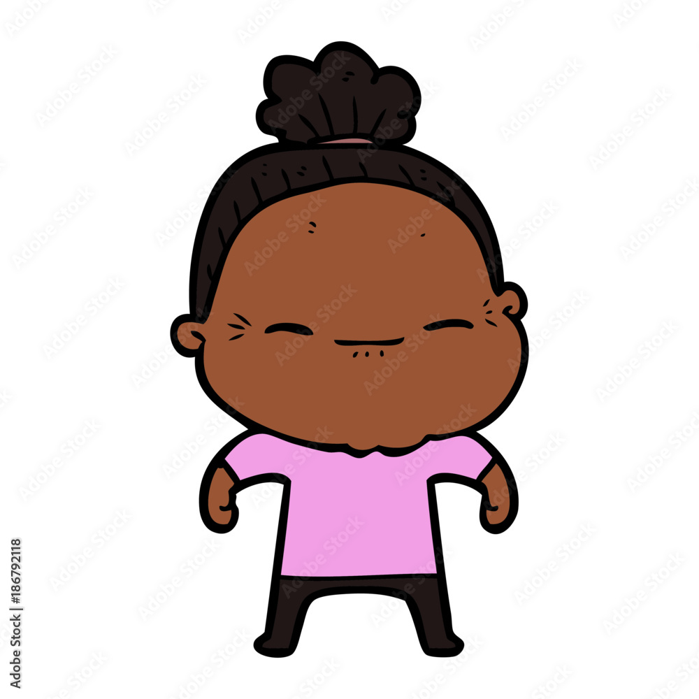 cartoon peaceful old woman cartoon peaceful old woman