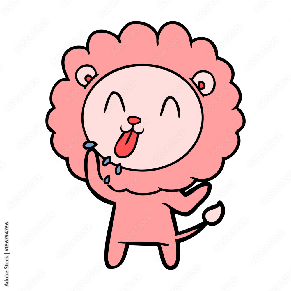 happy cartoon lion happy cartoon lion