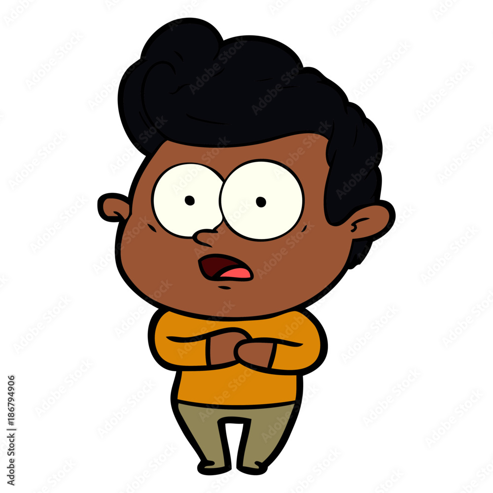 cartoon staring man cartoon staring man