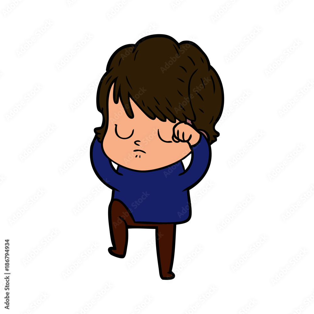 cartoon woman cartoon woman