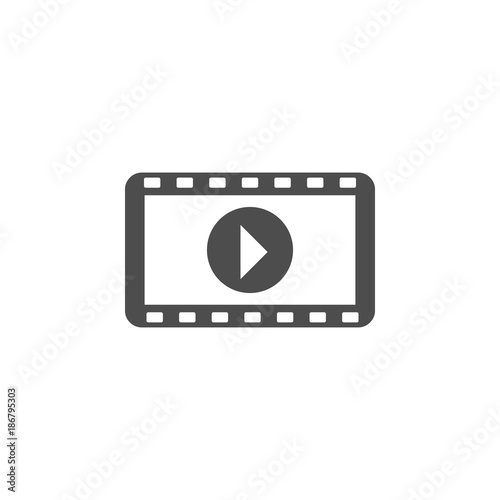 cinematographic tape icon. Cinema element icon. Premium quality graphic design. Signs, outline symbols collection icon for websites, web design, mobile app, info graphics