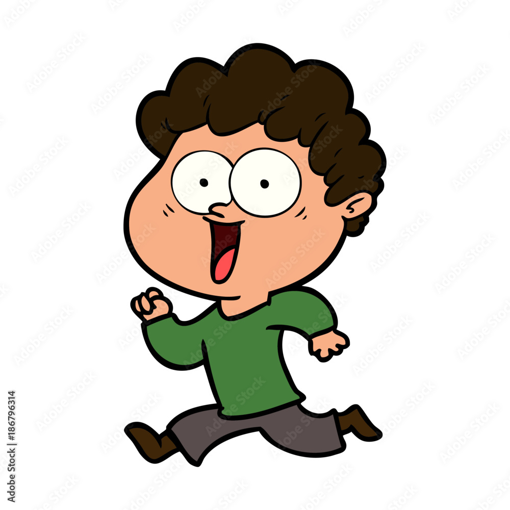 cartoon happy man cartoon happy man