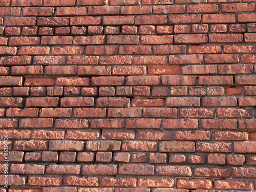 Brick wall in Georgetown near Seattle Washington 6468