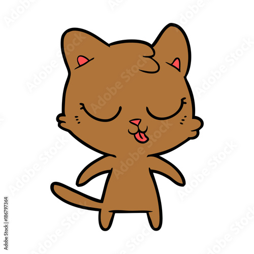 cute cartoon cat