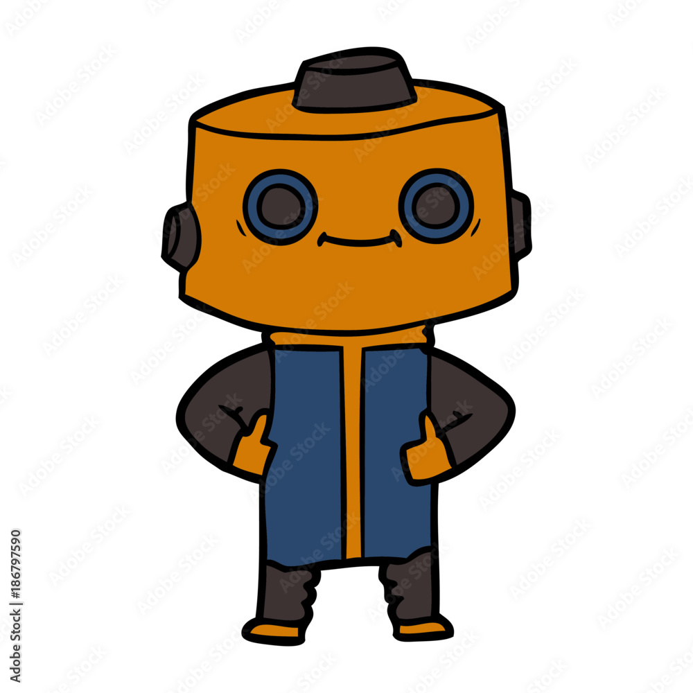 cartoon robot cartoon robot