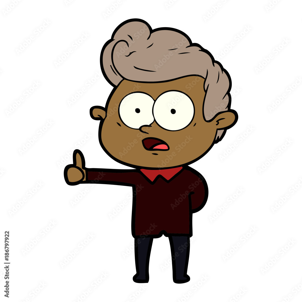 cartoon staring man cartoon staring man
