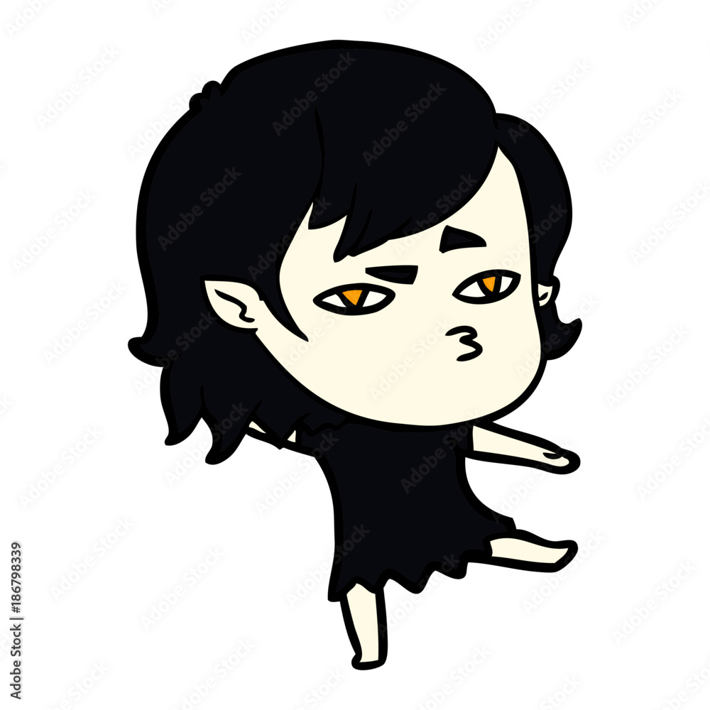 cartoon vampire girl cartoon vampire girl