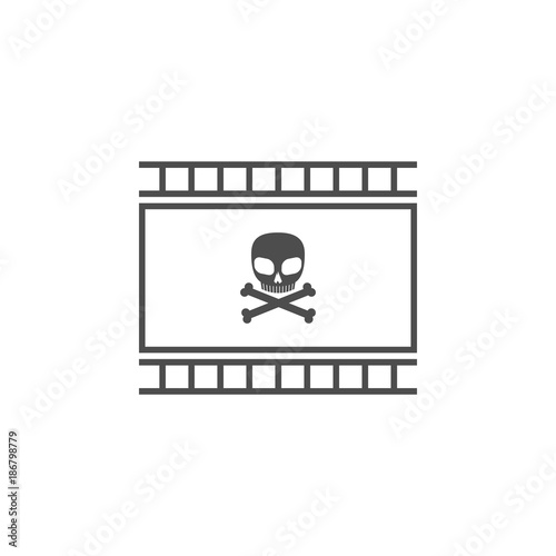 thriller icon. Cinema element icon. Premium quality graphic design. Signs, outline symbols collection icon for websites, web design, mobile app, info graphics
