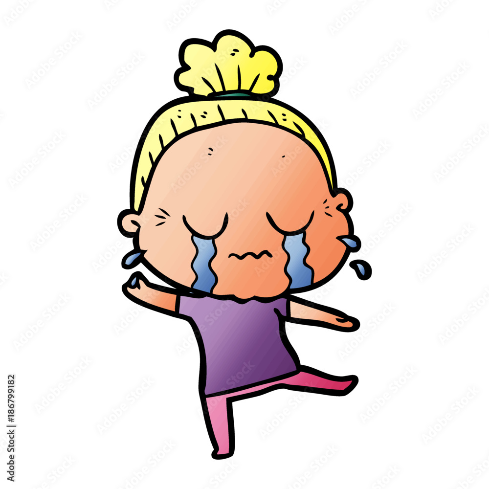 cartoon crying old lady cartoon crying old lady