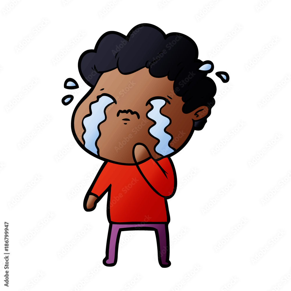 cartoon man crying cartoon man crying