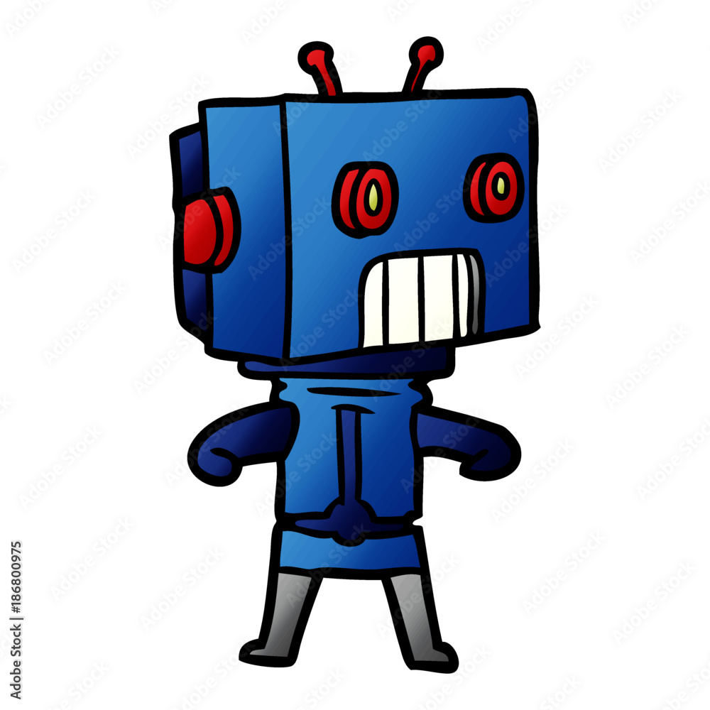 cartoon robot cartoon robot