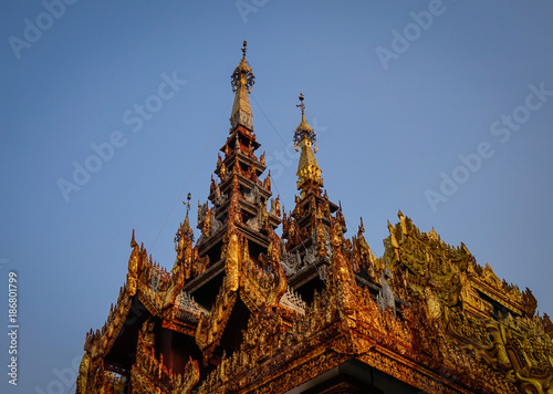 Shwedagon Pagoda in Yangon, Myanmar