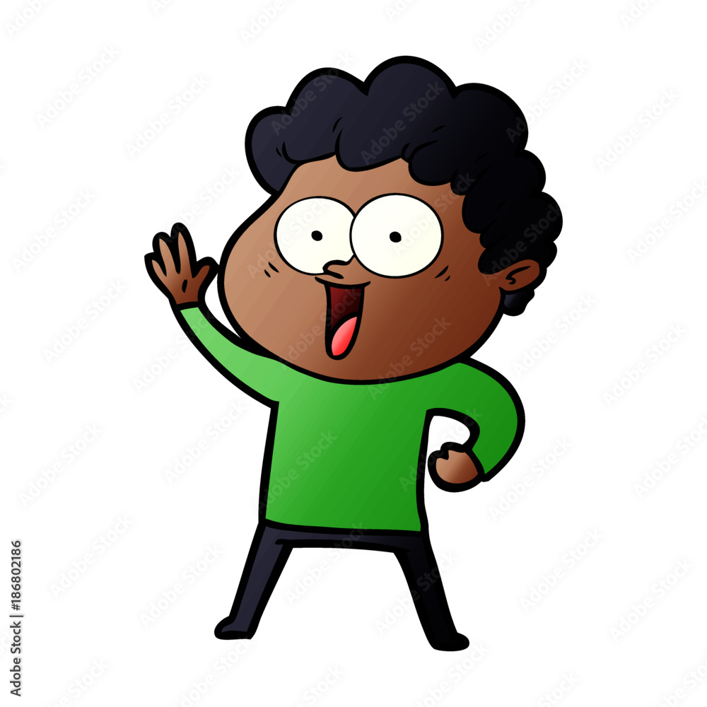 cartoon happy man cartoon happy man