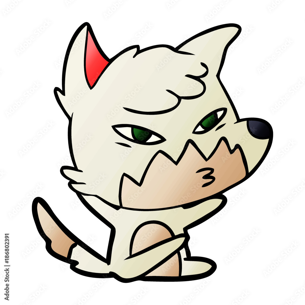clever cartoon fox clever cartoon fox
