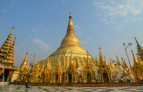 Shwedagon Pagoda in Yangon, Myanmar