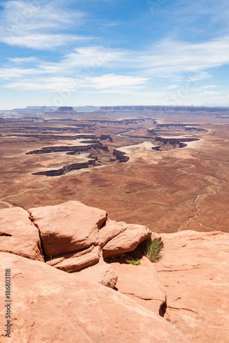 Scenic landscape view of Canyonlands National park in Utah