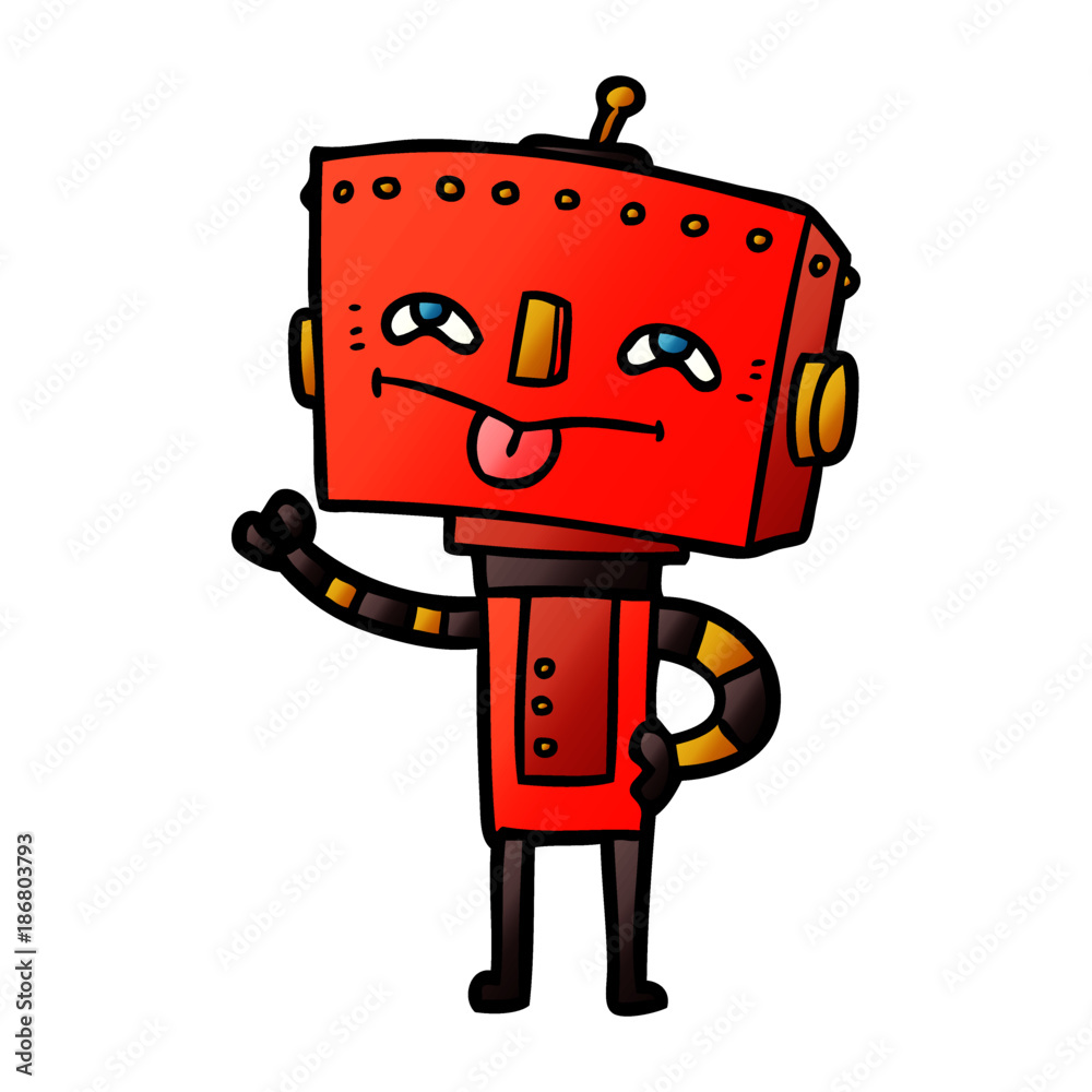 cartoon robot cartoon robot