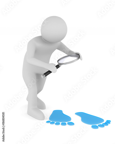 detective studies traces. I...