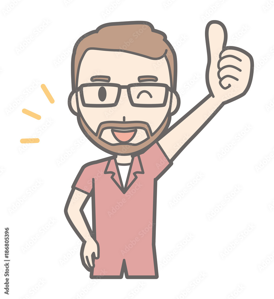 A man who wears eyeglasses and has a beard has a good sign A man who wears eyeglasses and has a beard has a good sign