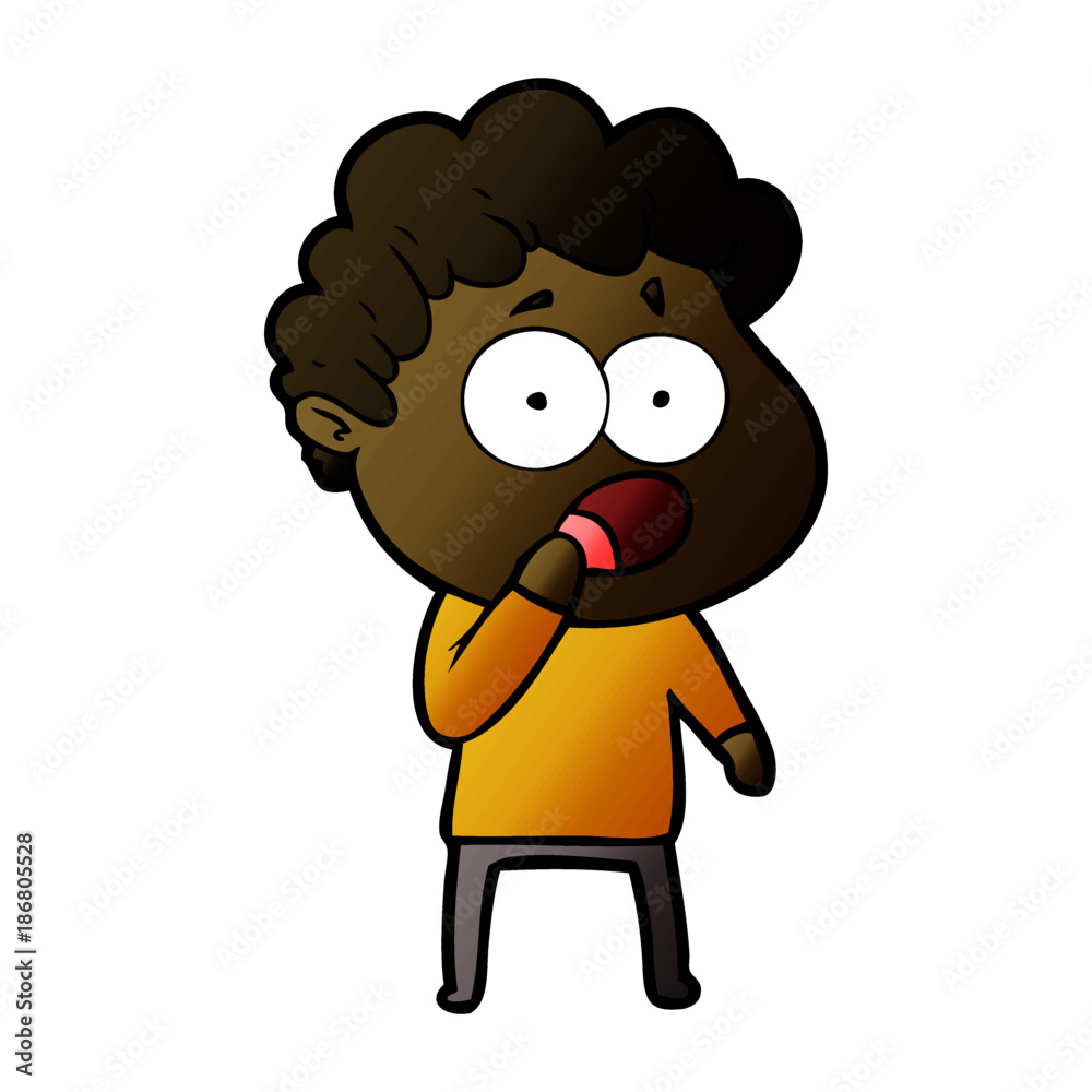 cartoon man gasping in surprise cartoon man gasping in surprise