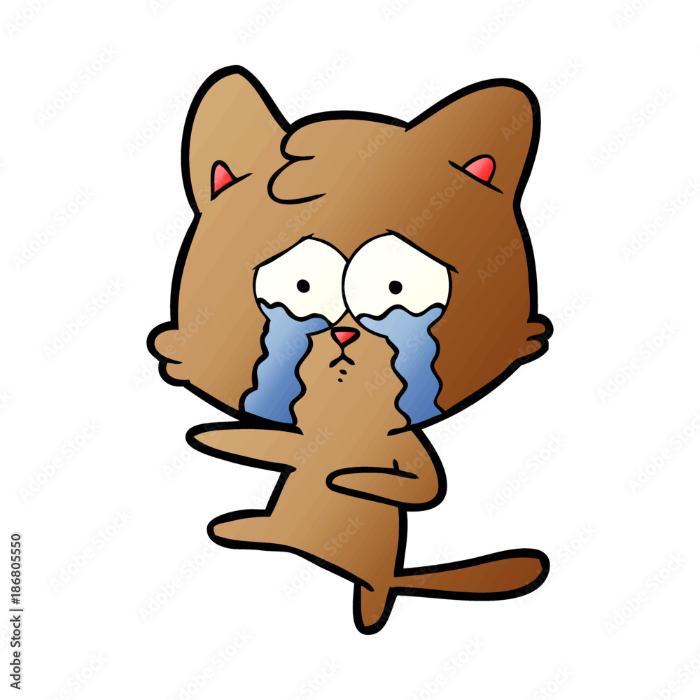 Obraz premium cartoon cat