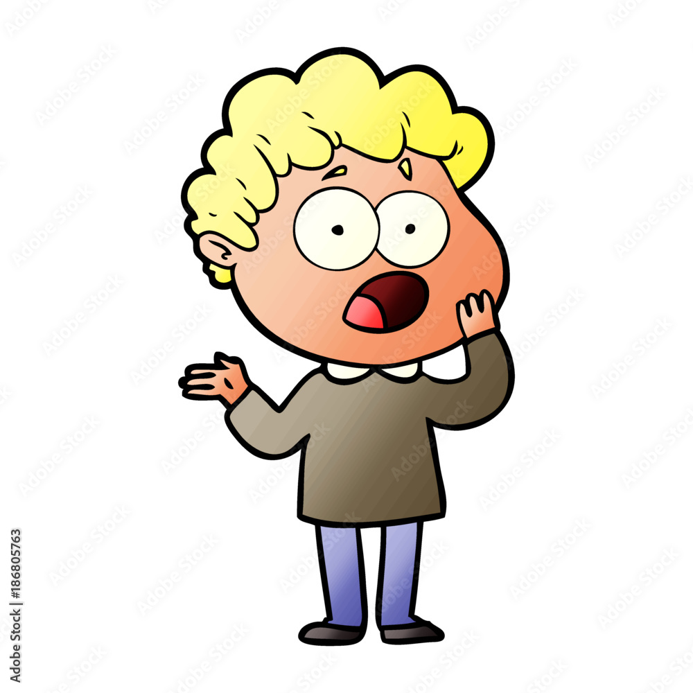 cartoon man gasping in surprise cartoon man gasping in surprise