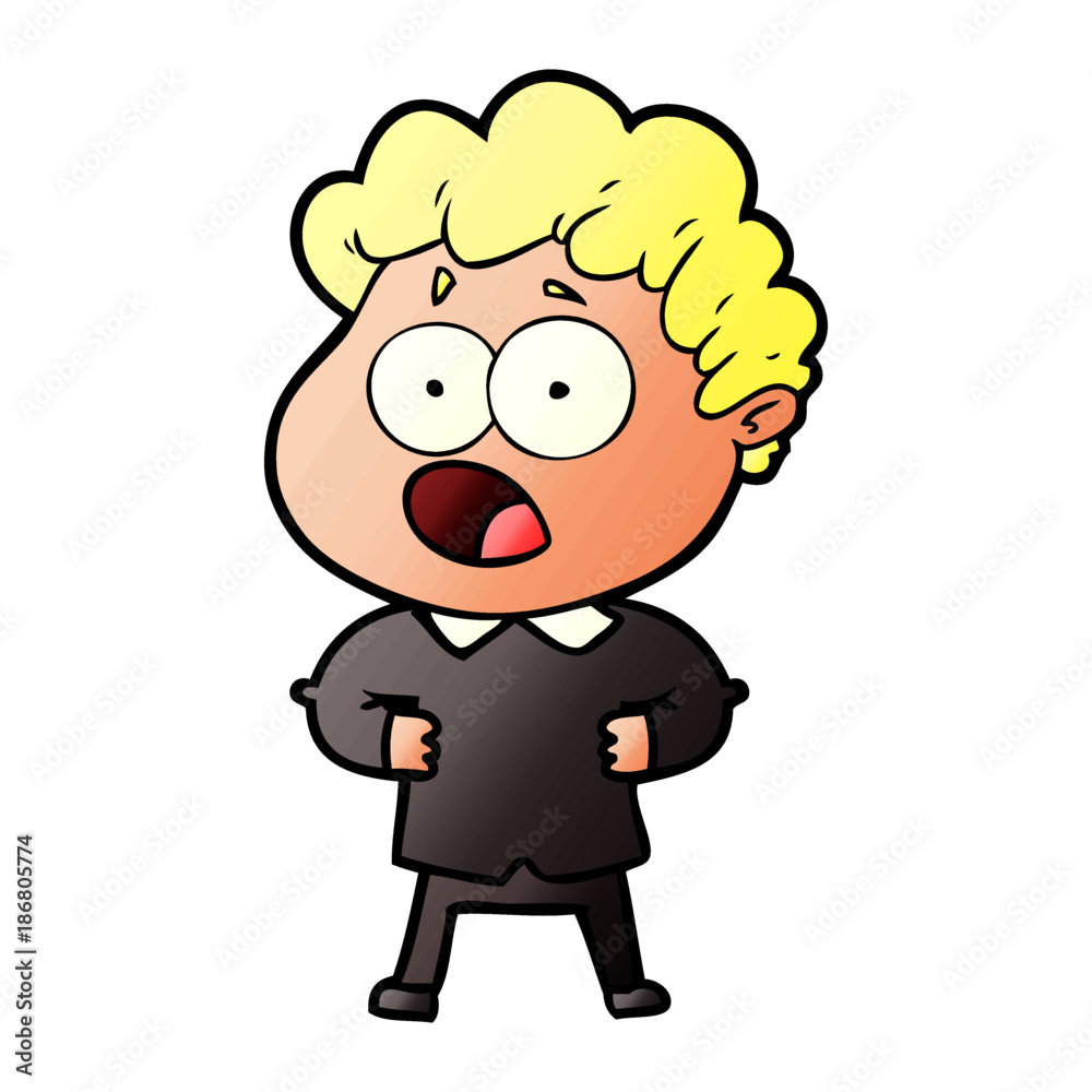 cartoon man gasping in surprise cartoon man gasping in surprise