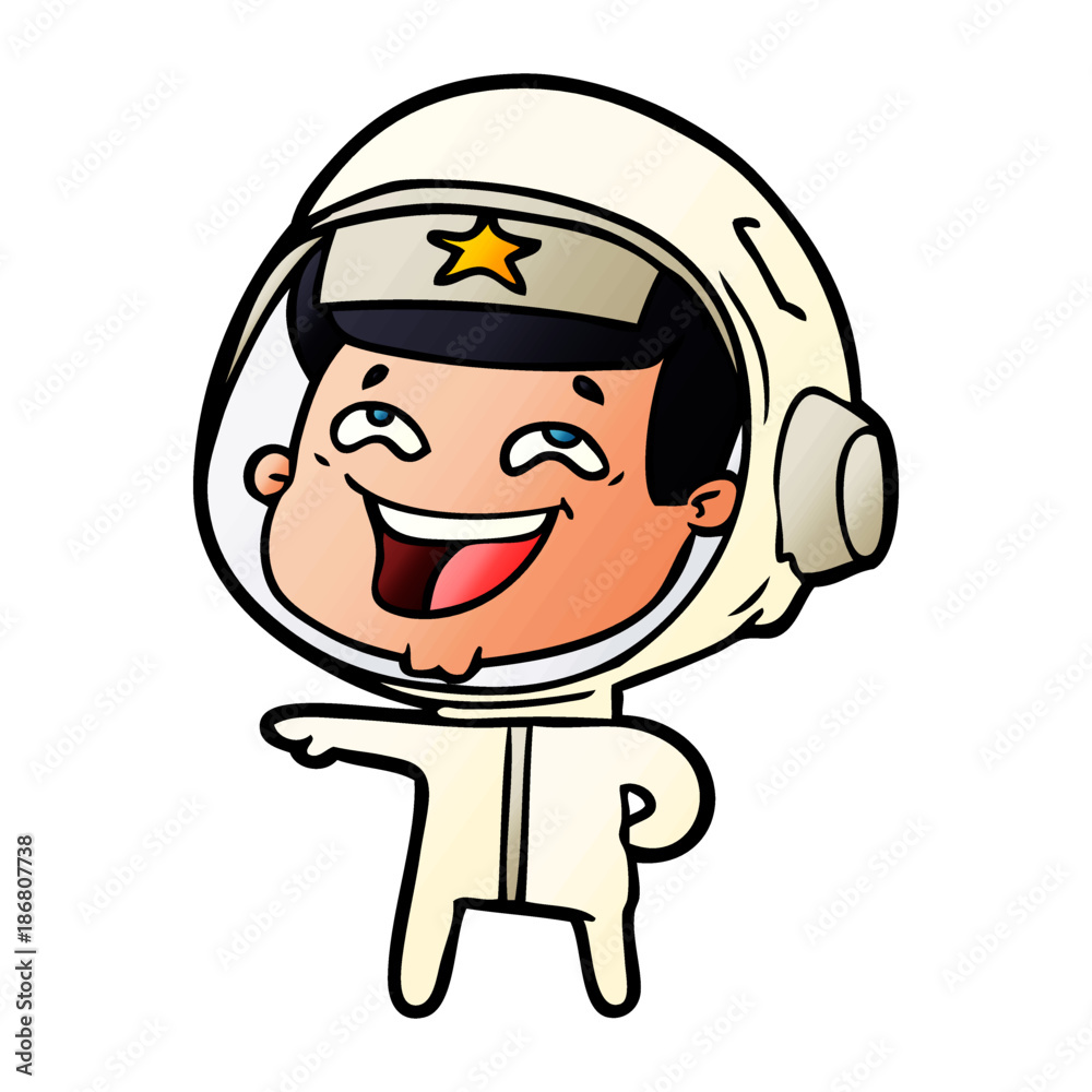 cartoon laughing astronaut cartoon laughing astronaut