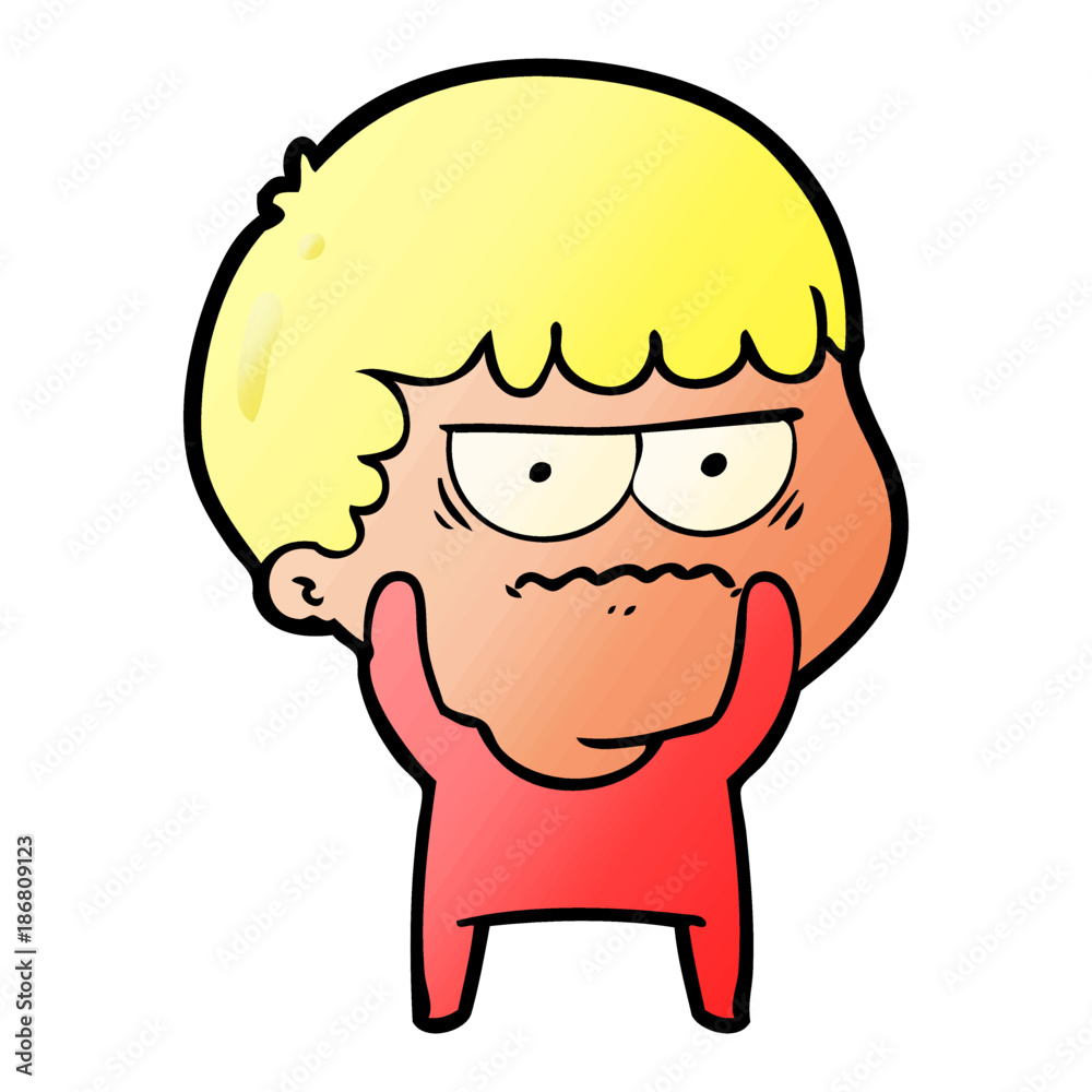 cartoon annoyed man cartoon annoyed man