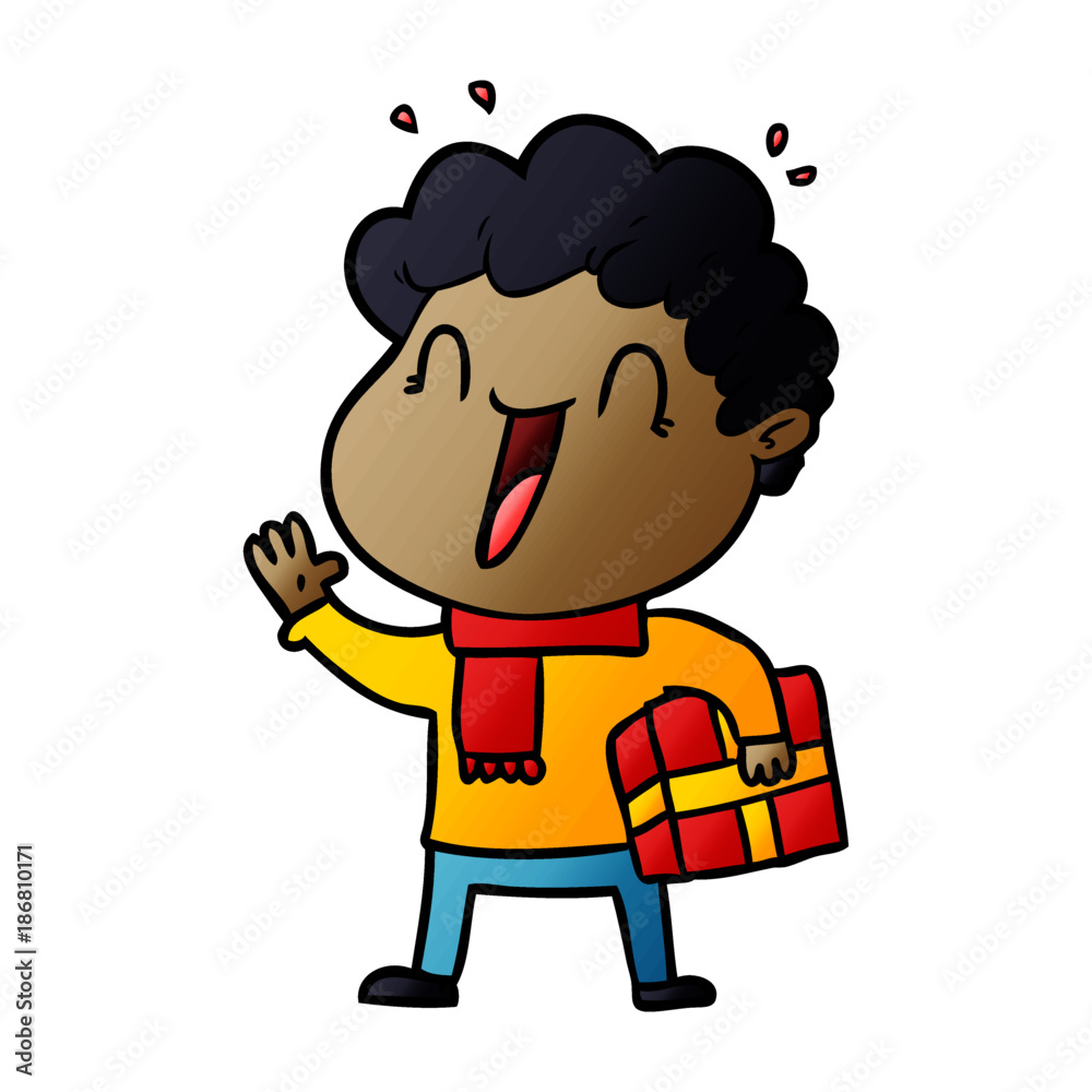 cartoon happy man cartoon happy man