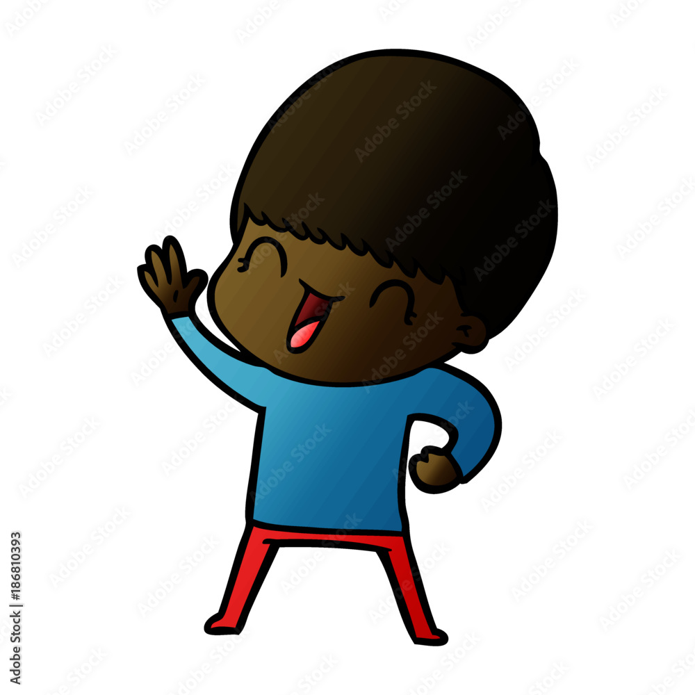 happy cartoon boy happy cartoon boy