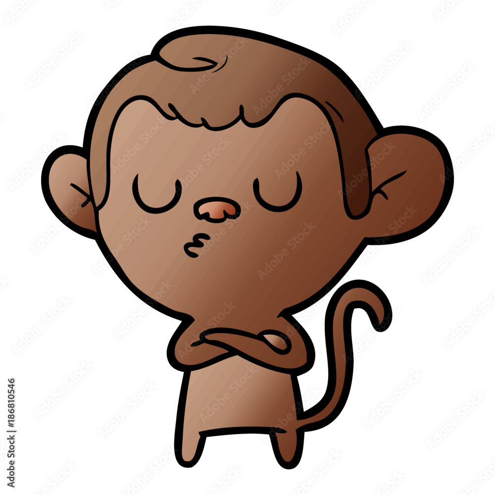 cartoon monkey cartoon monkey