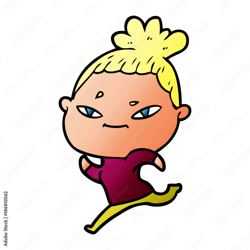 cartoon woman cartoon woman