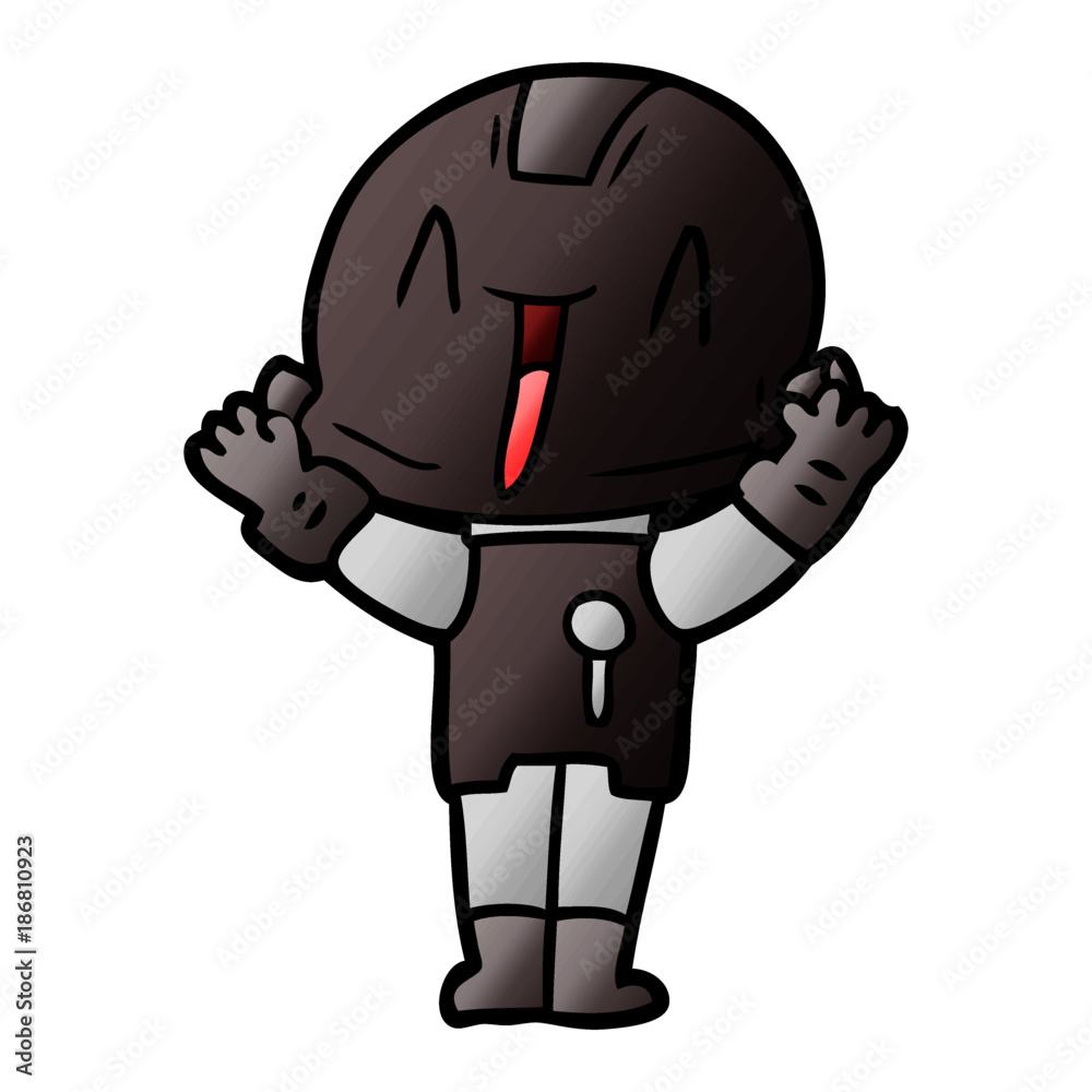 Obraz premium cartoon robot