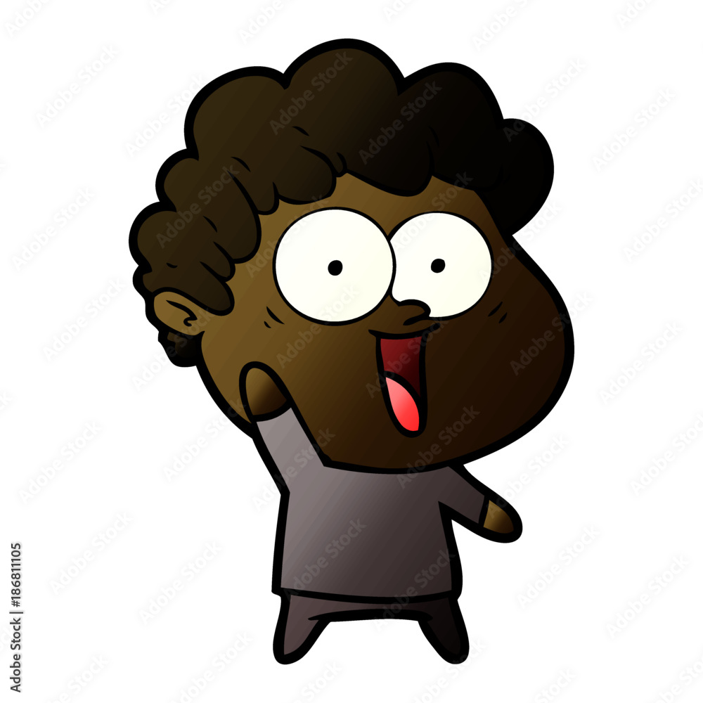cartoon happy man cartoon happy man