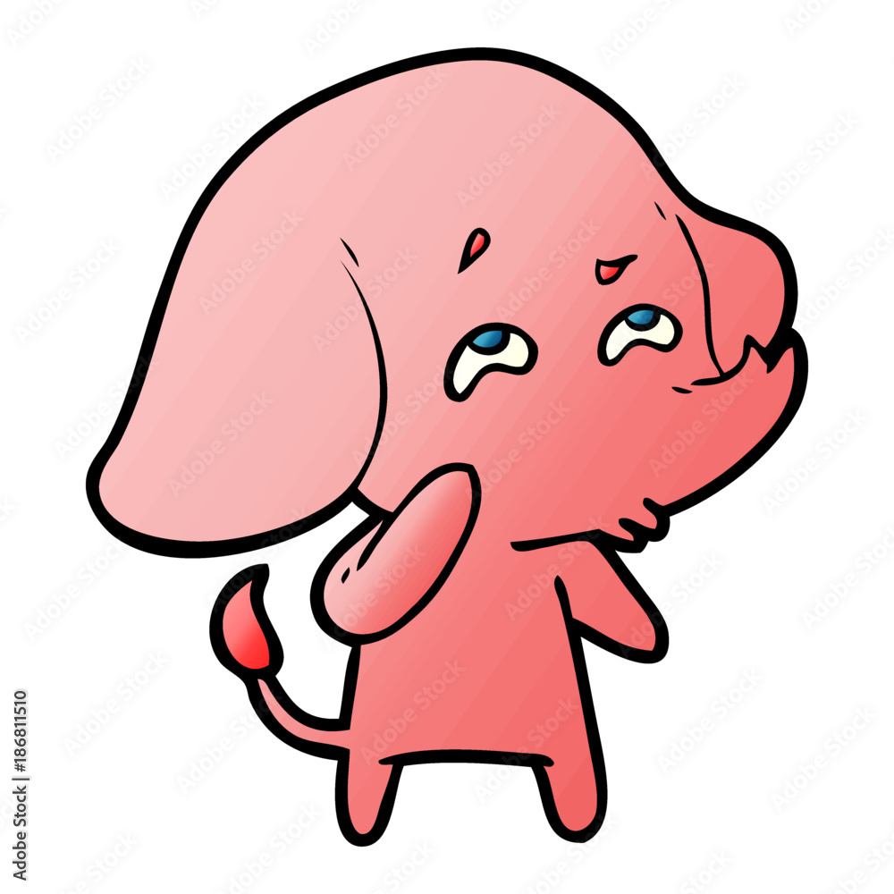 cartoon elephant remembering