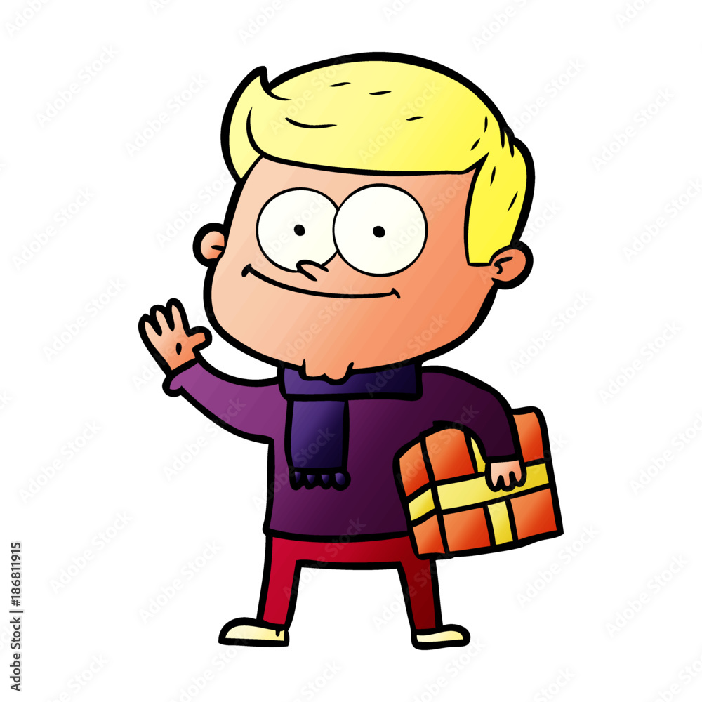 cartoon happy man cartoon happy man