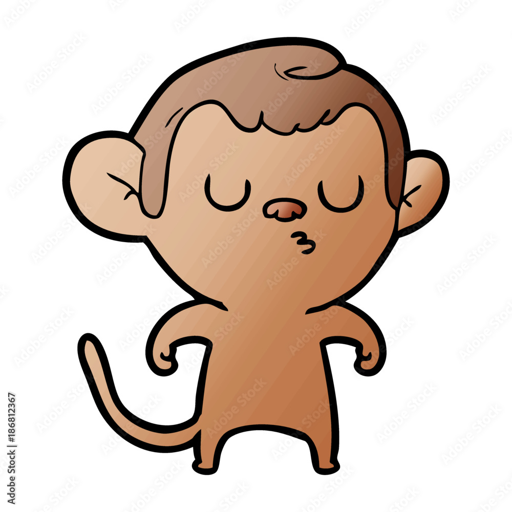 cartoon monkey cartoon monkey