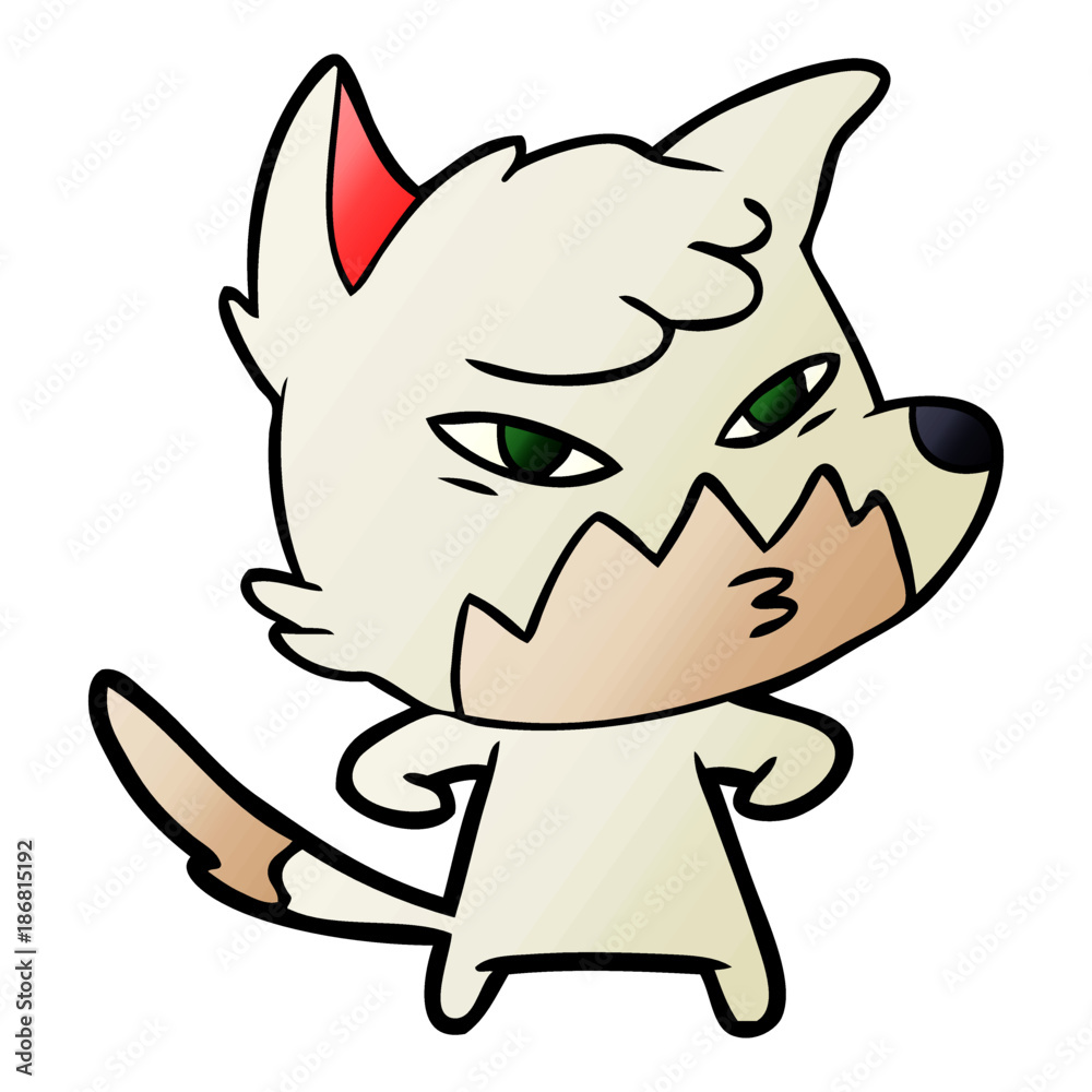 clever cartoon fox clever cartoon fox