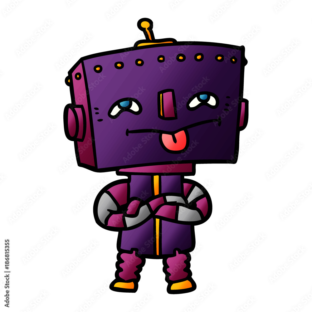 cartoon robot cartoon robot