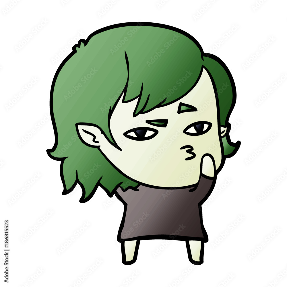 cartoon vampire girl cartoon vampire girl