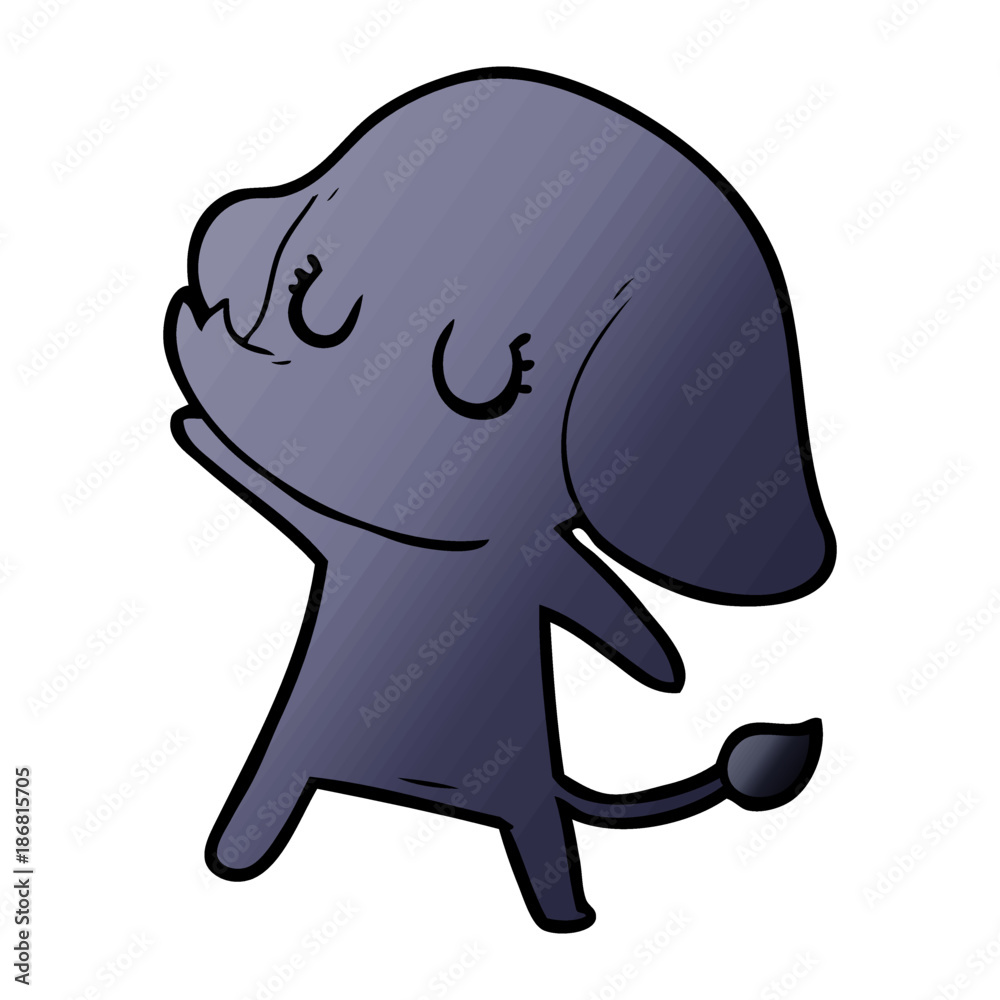 cute cartoon elephant
