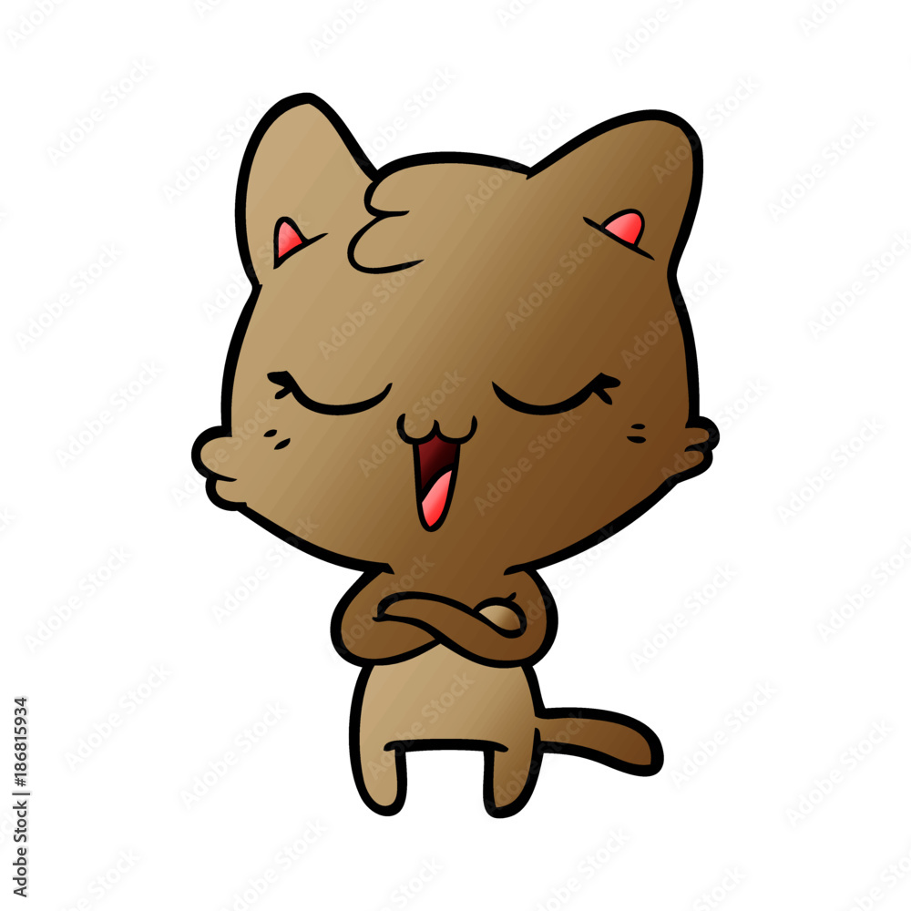 happy cartoon cat happy cartoon cat