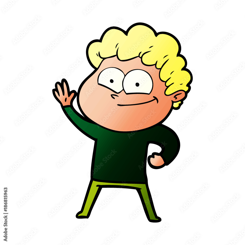 cartoon happy man cartoon happy man