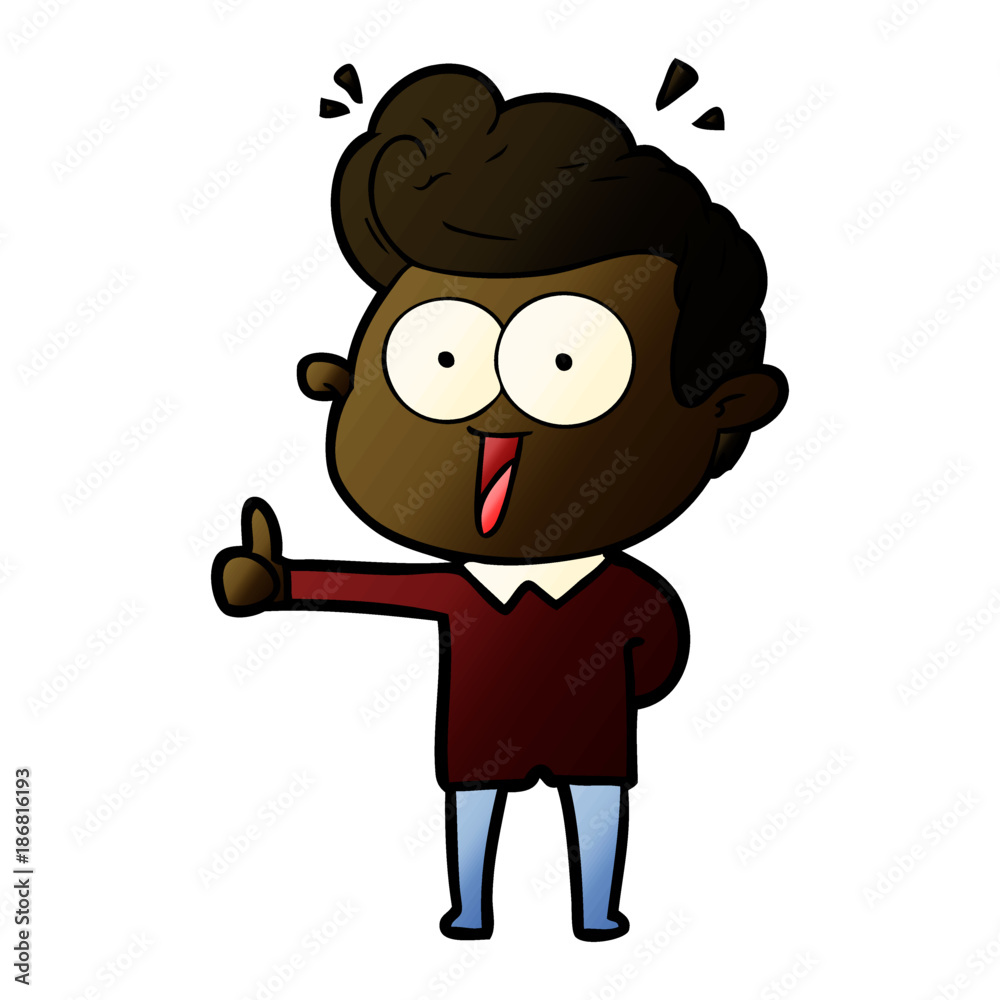 cartoon staring man cartoon staring man