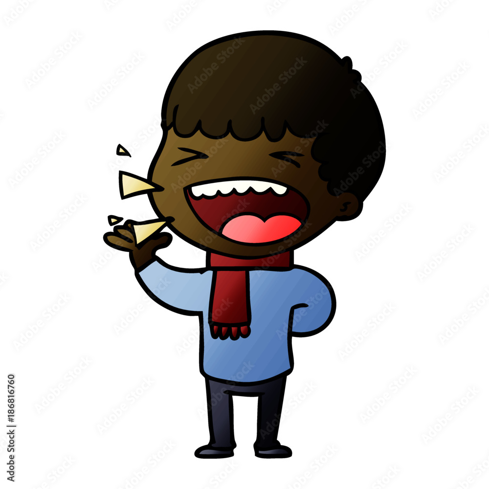 cartoon laughing man cartoon laughing man