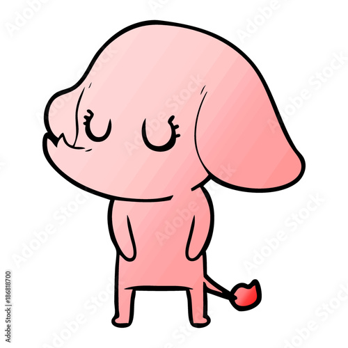 cute cartoon elephant