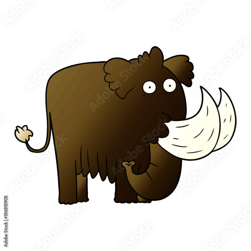 cartoon mammoth